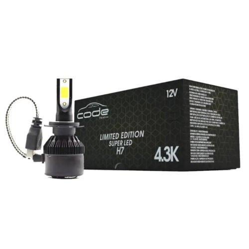 KIT LAMPADA AUTOMOTIVA LED 12V 4300K H7 CODE